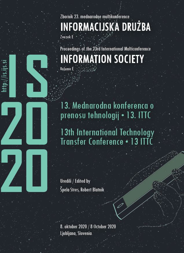 ITTC 2020; Image Source: Jožef Stefan Institute (JSI), photo/video by CTT ITTC 2020; Image Source: Jožef Stefan Institute (JSI), photo/video by CTT