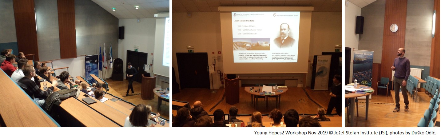 Young Hopes2 Workshop Nov 2019 © Jožef Stefan Institute (JSI), photos by Duško Odić. Young Hopes2 Workshop Nov 2019 © Jožef Stefan Institute (JSI), photos by Duško Odić.