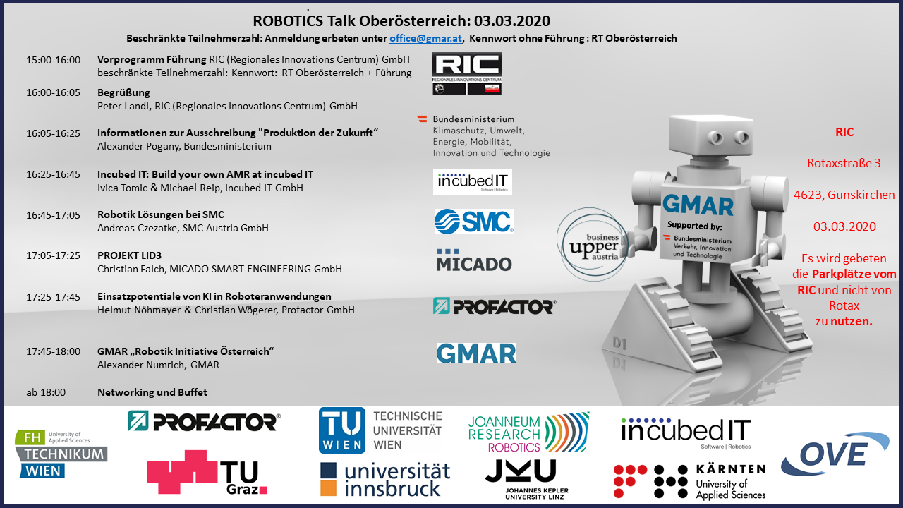 Robotics Talk 2020 Austria Robotics Talk 2020 Austria