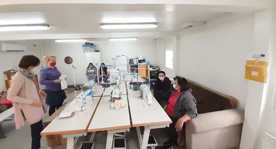 Four job seekers were placed in a sewing factory in Tarpa Four job seekers were placed in a sewing factory in Tarpa