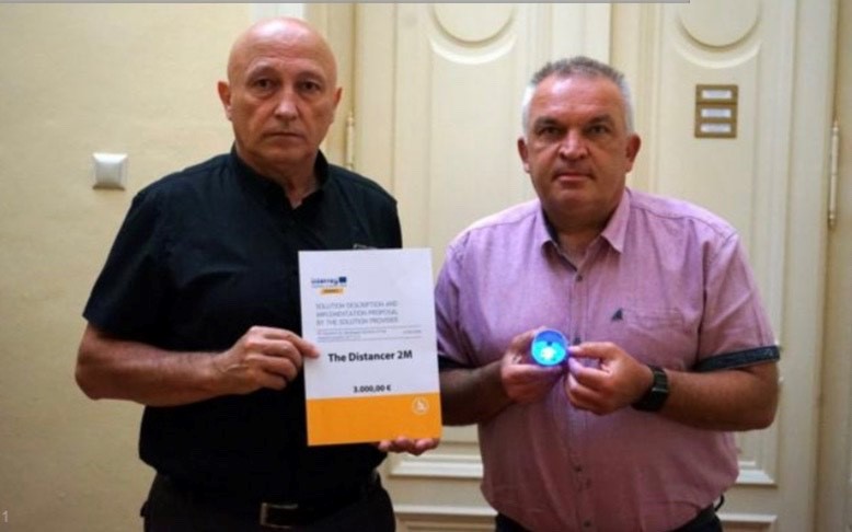 Image: SYNERGY Pilot Action related to COVID-19 Winner Distancer 2M; Image Source: Distancer 2M / M. Špiranović Image: SYNERGY Pilot Action related to COVID-19 Winner Distancer 2M; Image Source: Distancer 2M / M. Špiranović