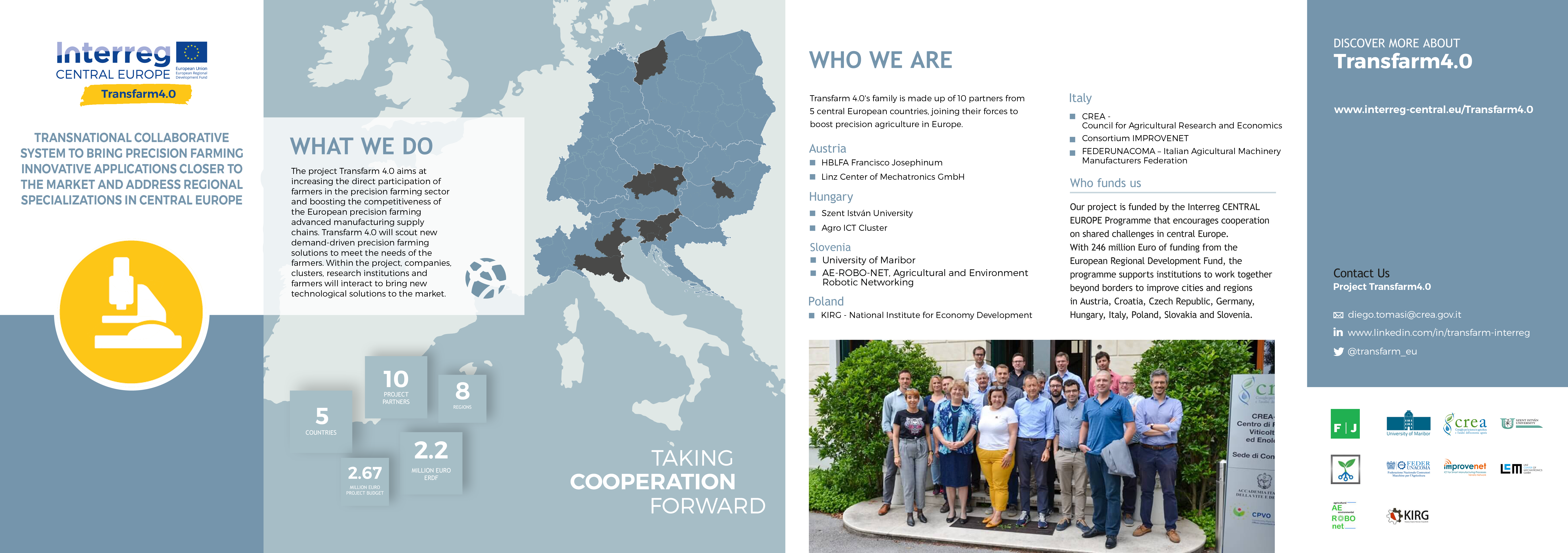 Leaflet brochure transfarm4.0 transfarm partners side a sidea english eng Leaflet brochure transfarm4.0 transfarm partners side a sidea english eng