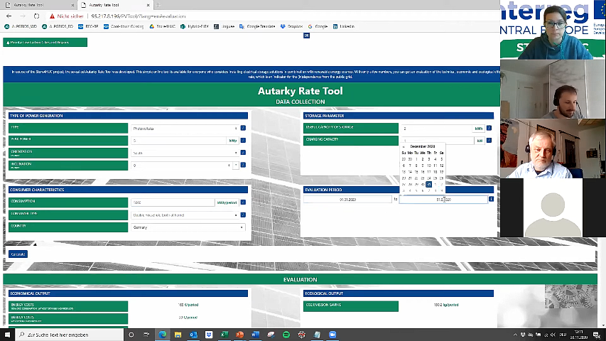 Autarky rate tool video Autarky rate tool video