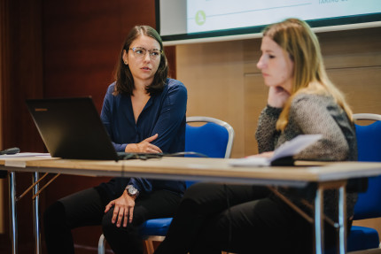 Tina Ragužin (Rijeka) and Christin Eckerle (CyberForum) 