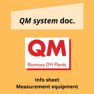 Info sheet. Measurement equipment