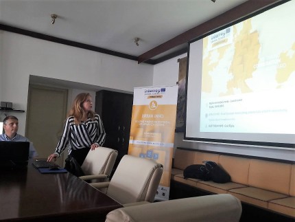 Ms. Iva Ribarić presenting newly established Rijeka 4UI network Ms. Iva Ribarić presenting newly established Rijeka 4UI network