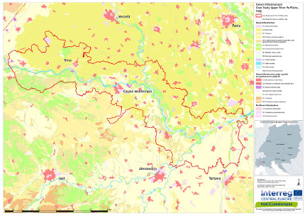 Upper Po plain case study area 