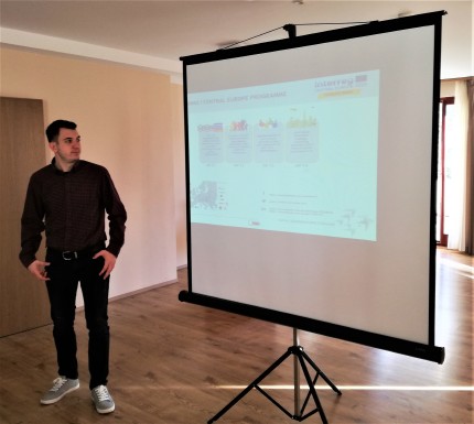 PBN representative during URBAN INNO presentation PBN representative during URBAN INNO presentation
