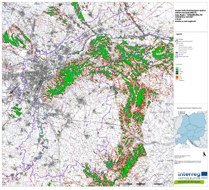 Result of the MSPA analysis Po Hills around Chieri Result of the MSPA analysis Po Hills around Chieri