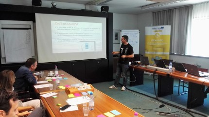 Mirko Pianetti (Informatica Trentina) during the workshop Mirko Pianetti (Informatica Trentina) during the workshop