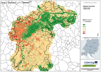 Functionality Map Po Hills_Habitat 