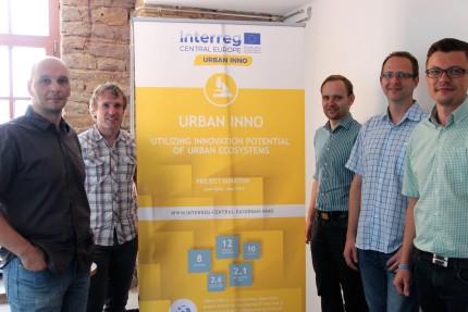 CyberForum representative Ralf Trunko with Hartberg/Pinkafeld core team members CyberForum representative Ralf Trunko with Hartberg/Pinkafeld core team members