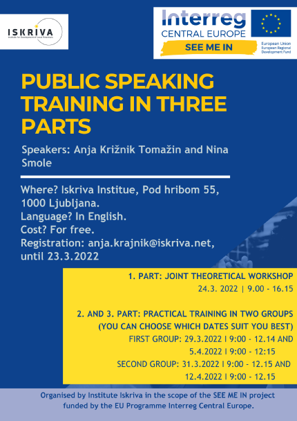 Invitation to public speaking training Invitation to public speaking training