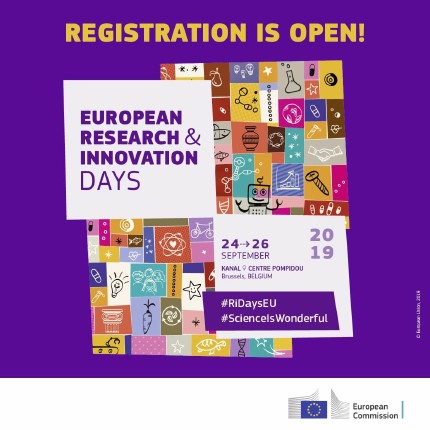 EUROPEAN RESEARCH & INNOVATION DAYS 2019 Logo 2 EUROPEAN RESEARCH & INNOVATION DAYS 2019 Logo 2