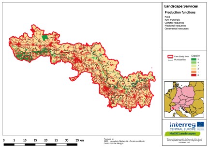 Functionality Map Upper Po Plain_Production 