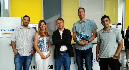 Vas County core team representatives with mentor Marco Combetto from Informatica Trentina Vas County core team representatives with mentor Marco Combetto from Informatica Trentina