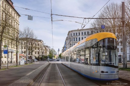 Photo: Tram in the City of Leipzig (City of Leipzig) Photo: Tram in the City of Leipzig (City of Leipzig)