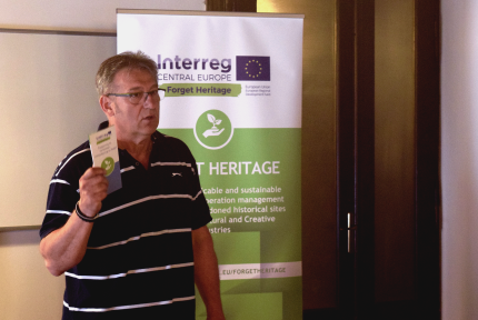 Janos Keresnyei Communication manager of the Forget Heritage 