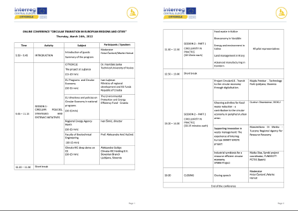 citycircle final program citycircle final program