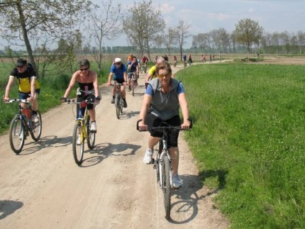 Biking in Nature Reserve Lanca di San Michele 