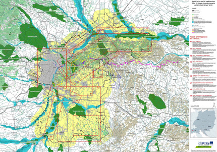 Strategy Map Po Hills around Chieri 