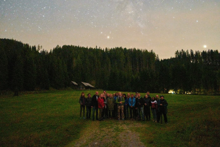 Participants of the star-hike 