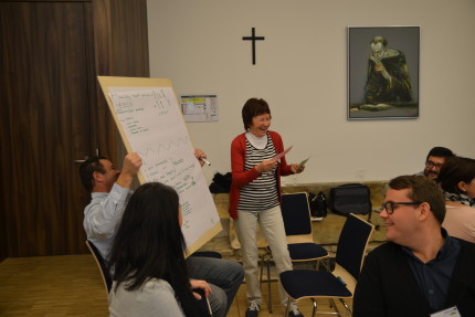 Having fun in the transnational working groups 