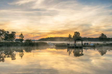 Morning fog in the Baaber Bek - Photo by Mario Frost 