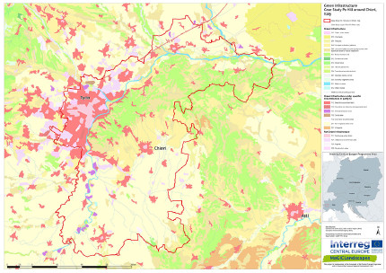 Po Hills around Chieri case study area 