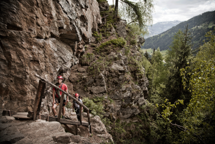 Tourists at Salzburger Lungau UNESCO Biosphere Rserve 