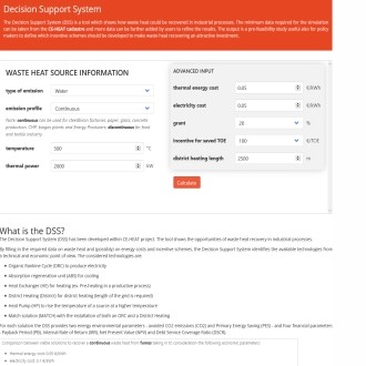 Waste heat recovery calculator 