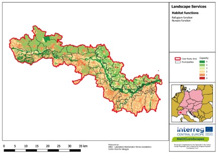 Functionality Map Upper Po Plain_Habitat 