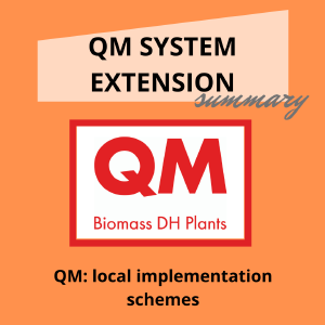 QM system extension summary